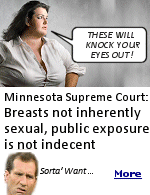In examining how the state statute uses the term ''lewdly'', the high court found the state's indecent exposure law refers to conduct of a sexual nature, and breasts are not inherently sexual. Al Bundy might have some input. How long did the Minnesota Supreme Court research this opinion?